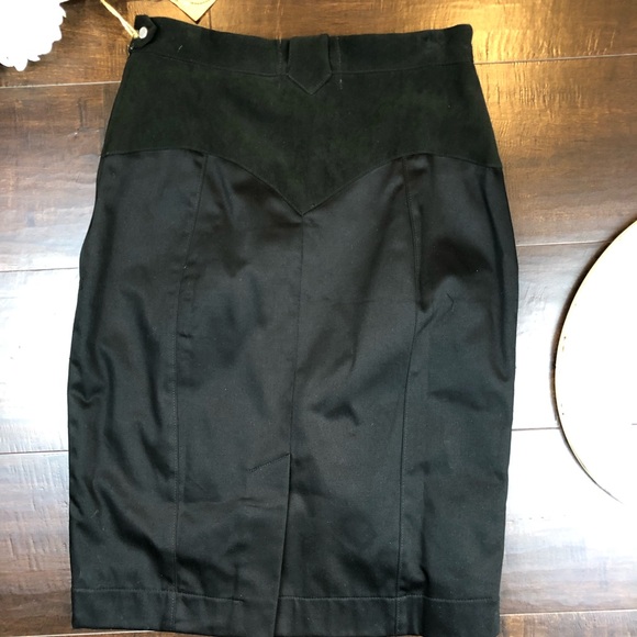 Fables by Barrie Black Adeline Skirt Rockabilly - Picture 4 of 7